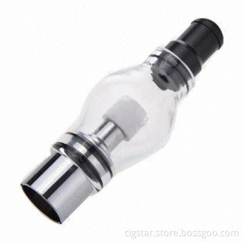 2013 hottest wax glass globe clearomizer with ceramic heating base